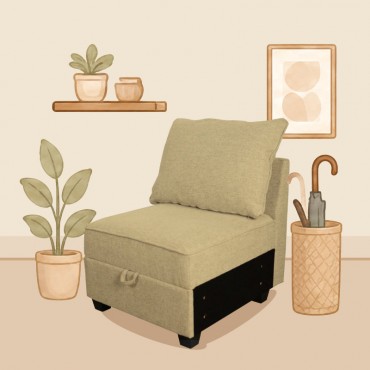 Modular Sofa with Combination Sofa Bed
