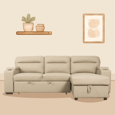 Seater Leathaire Sofa Bed